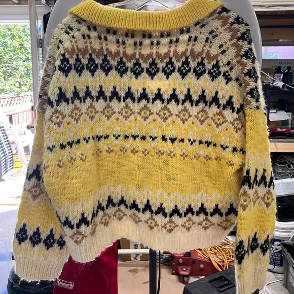 A.L.C. Fair Isle Nordic Merino Wool Landry Sweater - Picture 8 of 10